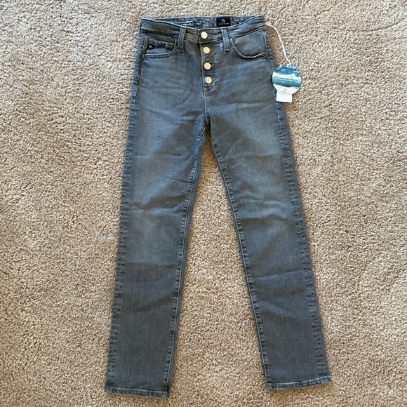 AG The Isabelle High-Rise Button-Fly Slim Jeans - Picture 8 of 11